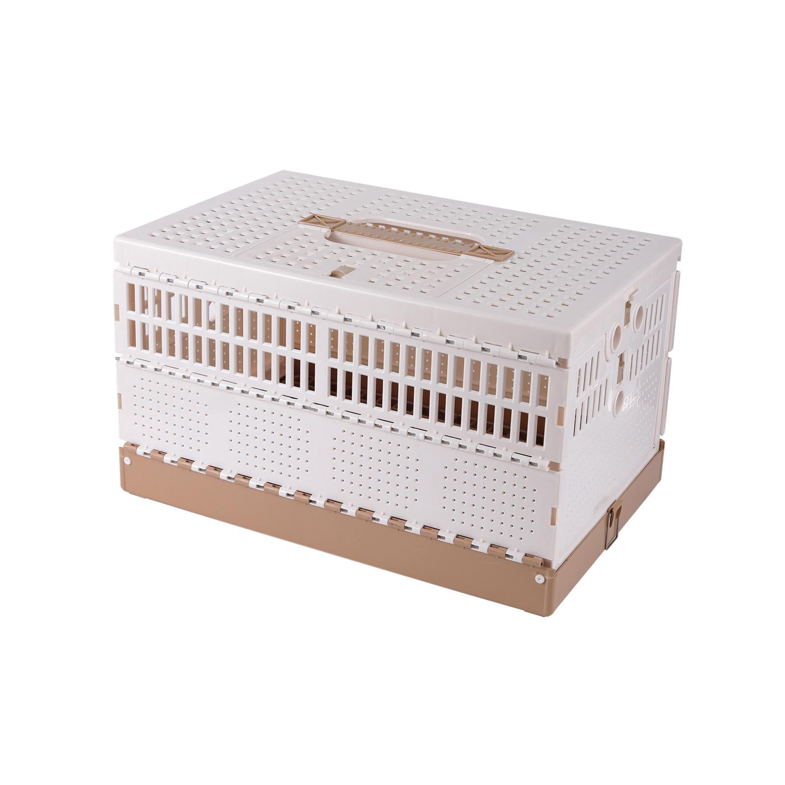 Pigeon Cage Foldable Bird Travel Carrier with Handle for Competition Transportation Training Parrots Doves