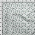 thumbnail image 4 of oneOone Rayon Grayish Blue Fabric Cactus Sewing Craft Projects Fabric Prints By Yard 56 Inch Wide, 4 of 5