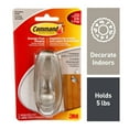 thumbnail image 1 of Command™ Timeless Decorative Hook 17063BN-C, Large, 1 of 9