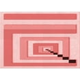 thumbnail image 1 of Ahgly Company Indoor Rectangle Patterned Baby Pink Area Rugs, 3' x 5', 1 of 6