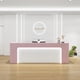 thumbnail image 3 of Check Out Counter Retail Store Reception Desk Shop Counter Luxury Office Desk Parental Advisory Bar Meuble Comptoir Furniture My Lux Decor Round, 3 of 20