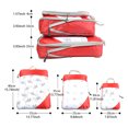 thumbnail image 3 of 3 Pcs/set Sac de Rangement en Maille avec Poignée Cube de Voyage pour Valise Camping, 3 of 4