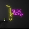 thumbnail image 3 of Handmadetneonsign Feeling Saxy Saxophone Led Sign, Saxophone Neon Light, Live Music Neon Sign, Music Instrument Led Light, Wall Décor, 3 of 5