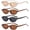 Black+Brown+Tortoiseshell+Champagne Lens, variant on Polarized Sunglasses for Men, Lightweight Sun Glasses with UV400 Protection for Driving Fishing Golf Cycling Running, 3 Pack Sunglasses