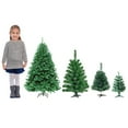 thumbnail image 5 of Artificial Holiday Christmas Tree 1.5ft, Unlit Premium Spruce Pine Tree Holiday Xmas Tree, Plastic Foldable Stand for Home, Office, Party Decoration, 5 of 6