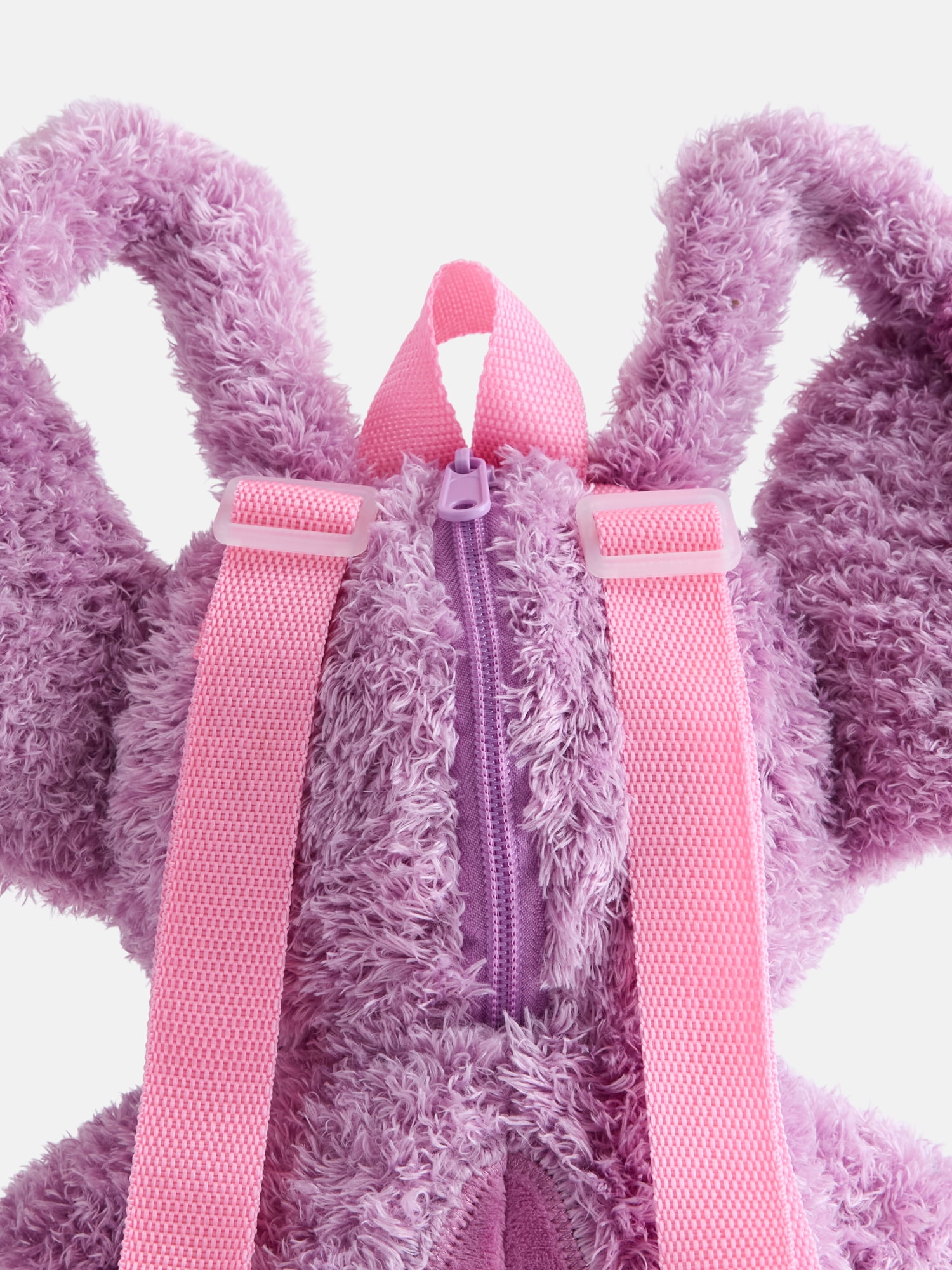 Disney Lilo and Stitch Girls Angel Plush Backpack, Pink