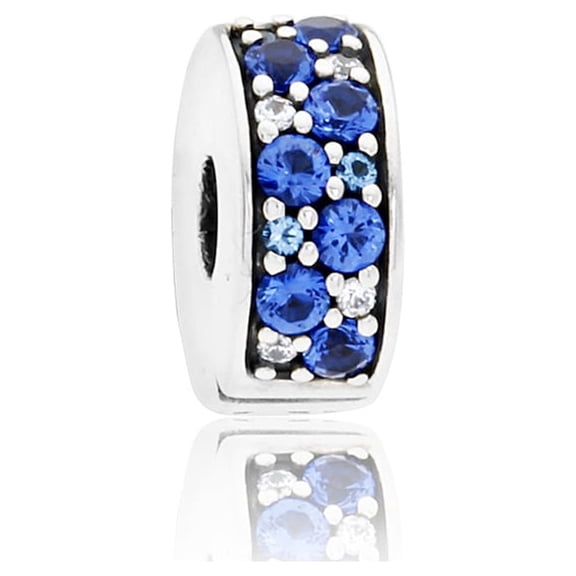 Authentic Mosaic Shining Elegance Clip Charm, Crystals & CZ 791817NSBMX