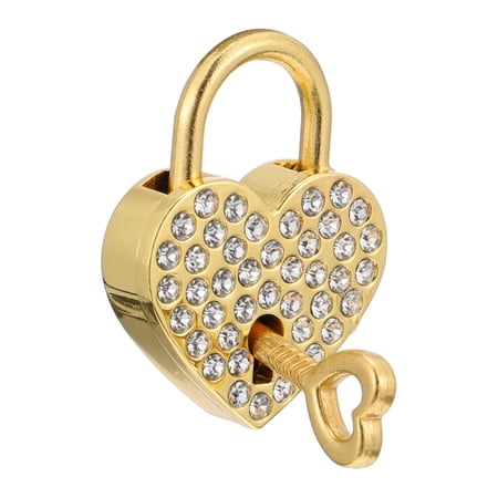 Zehuanyu Tote Purse Engraved Love Lock Handbag Decor Heart-shaped Travel