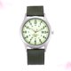 thumbnail image 4 of 1 pieza de moda para hombre, reloj de cuarzo con calendario, esfera de lona, ​​reloj de pulsera, reloj deportivo masculino duradero (verde claro), 4 of 4