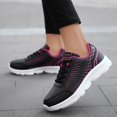 thumbnail image 4 of AUDeals Women's Orthopedic Walking Shoes, Slip On Sneakers with Arch Support for Swollen Feet and Daily Pain Relief (Hot Pink, 7), 4 of 7