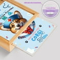 thumbnail image 4 of Just a Certified Nursing Assistant Cna Who Loves Her Corgi Acrylic Plaque with Wood Photo Frame Box Welsh Corgi Dog Lover Gifts Idea Light Box - 00003, 4 of 5