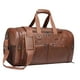 thumbnail image 4 of Bolso de lona de cuero PU con compartimento para zapatos, bolso de semana para hombre, bolso de hombro resistente al agua, bolso para viajes, , marrón, 4 of 8