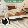 thumbnail image 4 of Garvee 14 Inch Metal Platform Bed Frame, Full Size, Heavy Duty Steel Slats, No Box Spring Needed, Easy Assembly, Under Bed Storage, 4 of 10