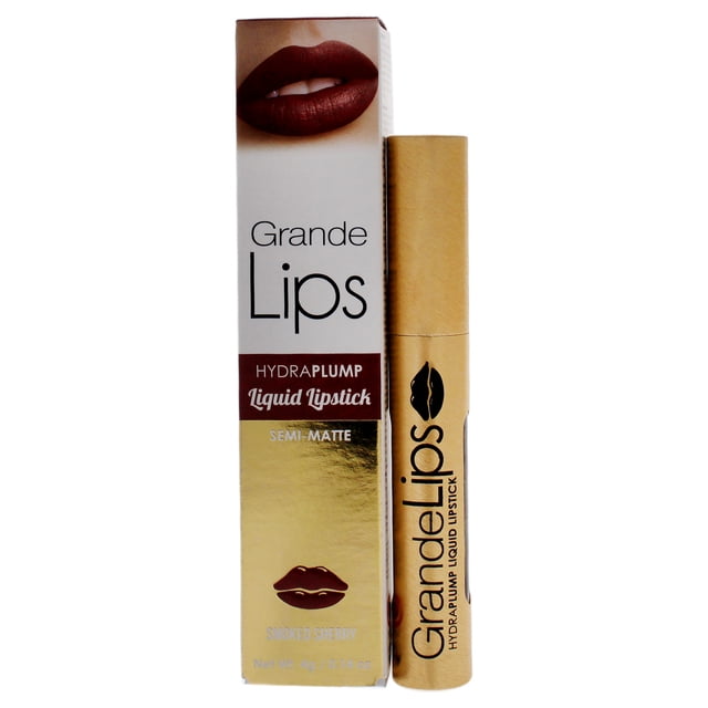 Lápiz labial GrandeLIPS Plumping Liquid Lipstick Semi Matte Smoked Sherry 0.14 oz Grande Cosmetics