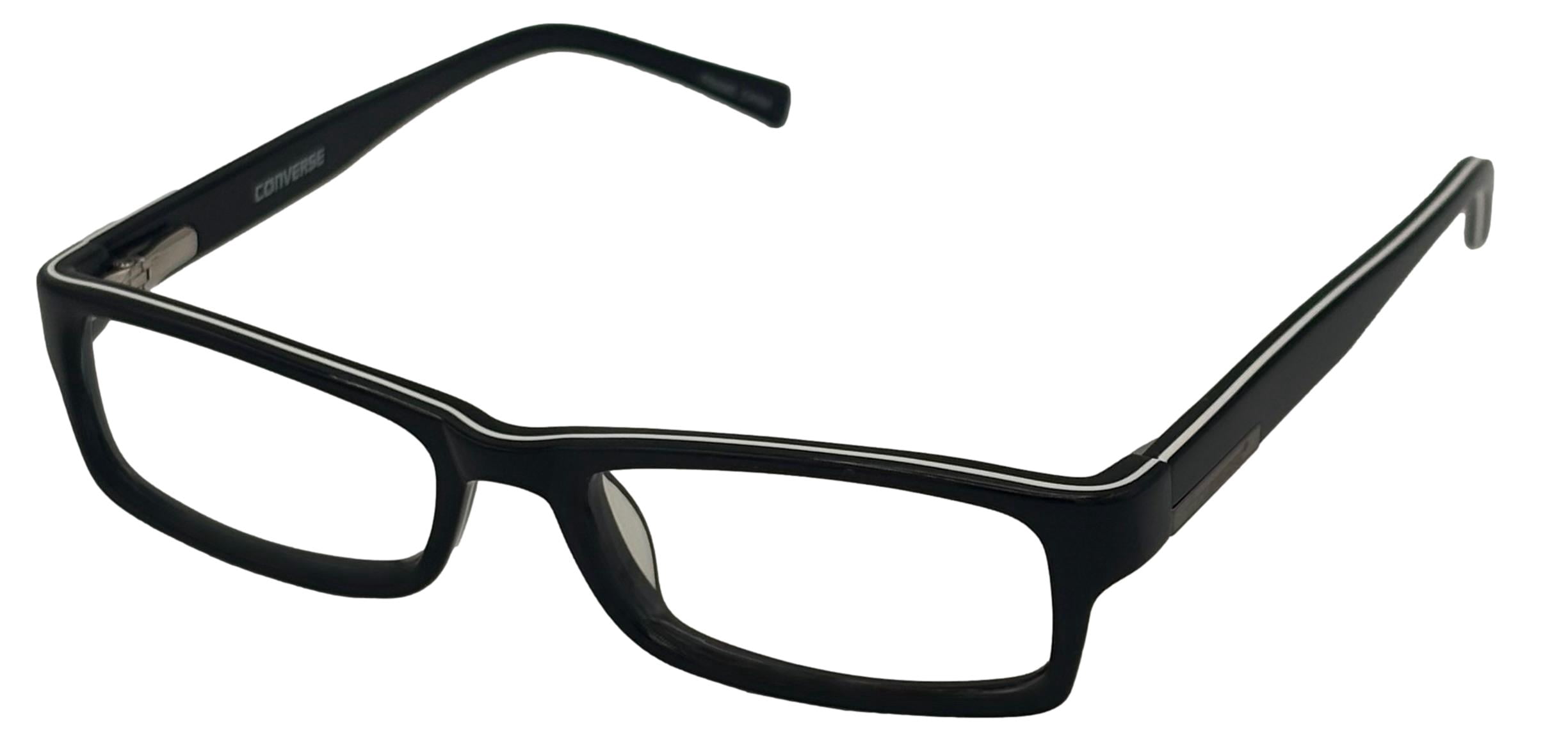 Converse Ophthalmic Mens Rectangle Black Plastic Eyewear  display picture 3