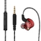 thumbnail image 3 of Auriculares con cable Portátil 96dB TPE Alambre Ear Gancho In-Ear Auriculares Cantando Voz Llamada Ejercicio Auricular Con Micrófono Rojo Guardurnaity EL022393-01B, 3 of 7