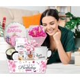 thumbnail image 2 of Birthday Gift BasketUnique Care package Gift set for women or teenage girl Variety gift wHappy birthday balloon dried flower bouquet, Card & snacks for best friend, Mom, Wife, Sister, Girlfriend, 2 of 5