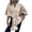 C, variant on Women Fashion Winter Striped V Neck Tassel Wool Sweater Top Blouse Shawl Wraps for Women Black
