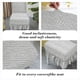 thumbnail image 4 of Funda elástica removible para silla | Funda protectora lavable antideslizante para asiento en comedor, hogar, cocina, banquetes, hotel | Terciopelo jacquard moderno | Compatible con sillas de, 4 of 6