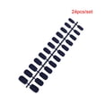 thumbnail image 4 of 1 Set on Nails Medium Length Files press on nails Stick Full Cover Wraps Art Decals Artificial Beauty Tool Manicure Kit Decorations 25, 4 of 6