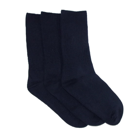 Kids' Cotton Seamless Toe Casual Crew Sock (Pack of 3)