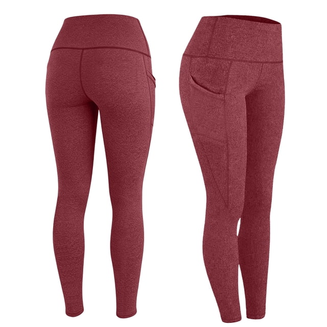 TaTaai Women's High Waist Stretch Yoga Leggings with Pockets Quick Dry Breathable Butt Lifting Sports Pants for Workout Running Daily Use Gift