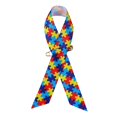 thumbnail image 3 of LPSSTORE Awareness Heart Intertwined Bow Pin Badge Ribbon Memento 100PCS for Men Women, 3 of 7