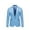 Sky Blue, variant on QENGING Men's Suit Jacket Blazer Suit Solid Color Dress Business Casual Single Blazer Suit for Casual Home Holiday