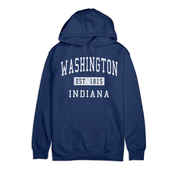 Washington Indiana Classic Established Premium Cotton Hoodie