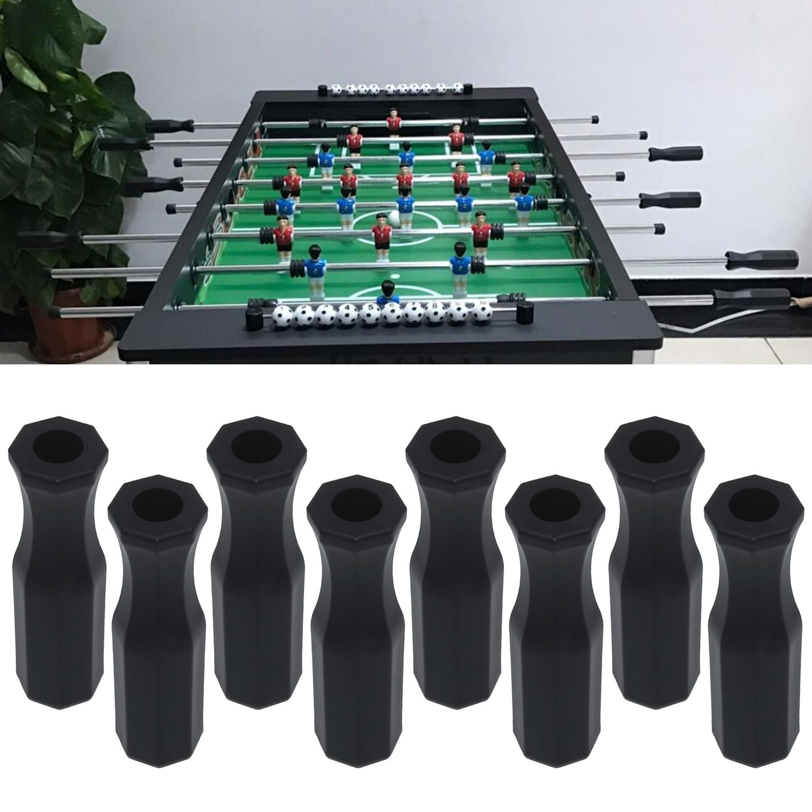 Table Soccer Handle 8Pcs Foosball Soccer Handle Grip Table Replacement Handle Part Foosball Accessories