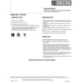 thumbnail image 2 of Delta T13H152 Core Universal 1-Handle Wall Mount Shower Faucet Trim Kit, Chrome, 2 of 2
