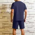 thumbnail image 4 of Ceisia Men's Solid Color Pants Pocket Fashion Clothing Elastic Waist Casual Mens Swim Trunks Length Gym Shorts Men Elastic Waist Casual Mens Swim Trunks Red XL Gifts for Father, 4 of 8