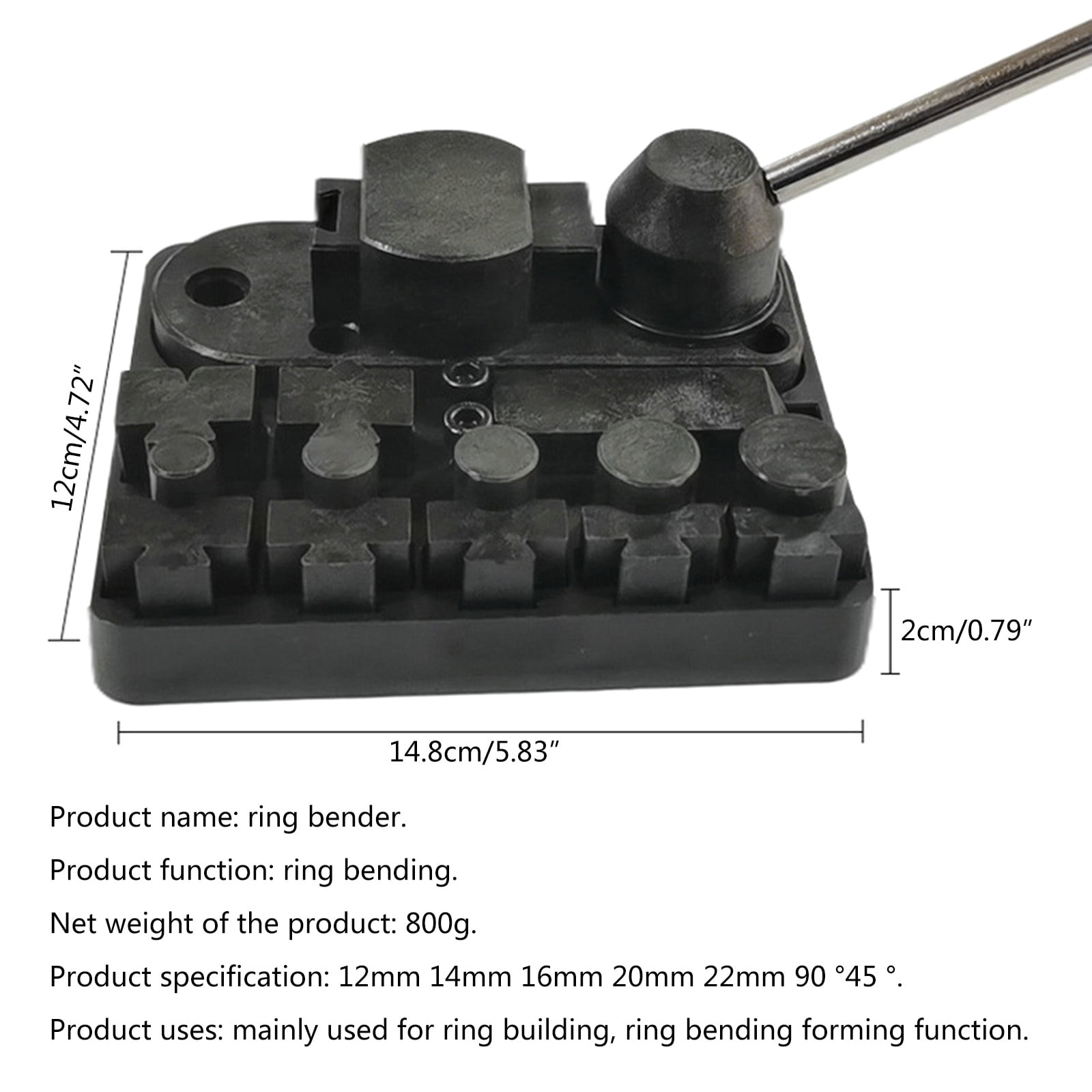 UNTERING Portable Earrings Bracelet Rings Bender Home Bending Tool Jewelry Making Machine Repair Maintenance Multifunctional