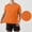 Orange, variant on Men Casual Fashion Solid Color Stretch Running Fitness Short Sleeve Leotard Blazer