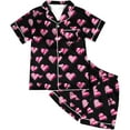 thumbnail image 4 of Censtreet Womens Button Down Pajamas Set Short Sleeve Sleepwear Shorts Soft Pj Lounge Set S-XXL, 4 of 5