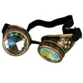 thumbnail image 3 of SAYFUT Steampunk Goggles Motorcycle Glasses Rainbow Kaleidoscope Festival Goggles Biker Vintage Outdoor, 3 of 5