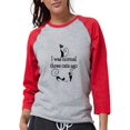 thumbnail image 1 of CafePress - Three Cats Ago Humorous Long Sleeve T Shirt - Womens Baseball Tee, 1 of 1