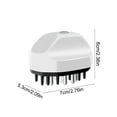 thumbnail image 3 of Hair Oil Applicator Comb with 30ml Tank, Scalp Massager with Rolling Balls & Comb Teeth, Portable Hair Treatment Tool for Home Use, Easy Clean & Refill, USB Rechargeable Plastic Hair Care Device, 3 of 6