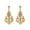 Gold, variant on 1928 Jewelry Large Regal Filigree Post Drop Earrings (Gold)