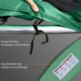 thumbnail image 4 of Coussin de Sécurité pour Trampoline Rond de 8 Pieds - Housse de Remplacement en Mousse EPE Vert Foncé pour Gym Extérieur et Jeu de Rebond - Diamètre 96 Pouces, Durable et Résistant aux Intempéries, 4 of 4