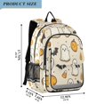 thumbnail image 2 of FORMRS Unisex School Backpack 17" Student Travel Bag with Laptop Compartment, Halloween Cute Ghosts, 2 of 7