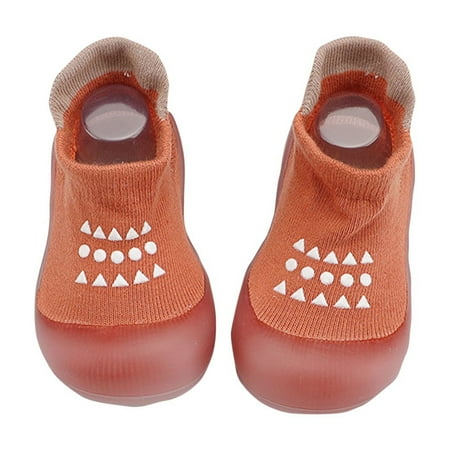 Meresysid Infant Kids Newborn Toddler Toddler Baby Summer Soft Bottom Casual Sandals Bowknot Embroidery Cute Princess Shoes Orange