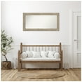 thumbnail image 4 of Amanti Art Custom Wall and Bathroom Mirror (26 x 52 in.), Trellis Silver Frame, 4 of 7