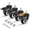 M8 x 1.25 x 25mm, variant on Castor Wheels 50mm Total Locking Stem Castors Set of 4 Heavy Duty, M8 x 1.25 x 25mm (Stem Diameter 8mm, Length 25mm) Threaded Casters with Brakes Trolley Furniture Swivel Caster Wheels