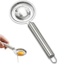 NOGIS Egg Separator for Eggs - Stainless Steel Egg Yolk White Separator - Wide Fitting Egg Separators for Yolk