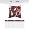 thumbnail image 4 of ZICANCN Abstract Pastel Flowers Throw Pillow Covers, Bed Couch Sofa Knit Decorative Pillow Covers for Living Room Farmhouse, 18"x18", 4 of 8