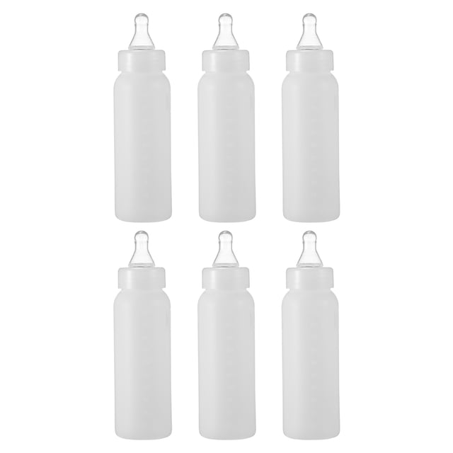 EeaseMX 6 biberones de 250 ml para corderos y cerdos (blancos)
