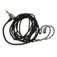 thumbnail image 2 of Headphone Cable, Comfortable   Earphone Upgrade Cable With Microphone For 2 Pin 0.78mm Connector Jack, 2 of 8