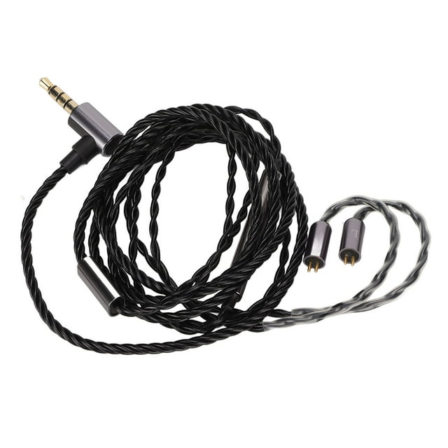 Cable de repuesto para auriculares de cobre sin oxígeno con micrófono para Weston JH1964 UE3X UE18 W4R UM3X Es5