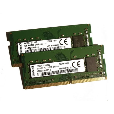 Kingston Hp24D4S7S8MBP-8 PC4-2400R-SA1-11 2x8GB 1.2V DDR4 Sodimm Laptop Memory